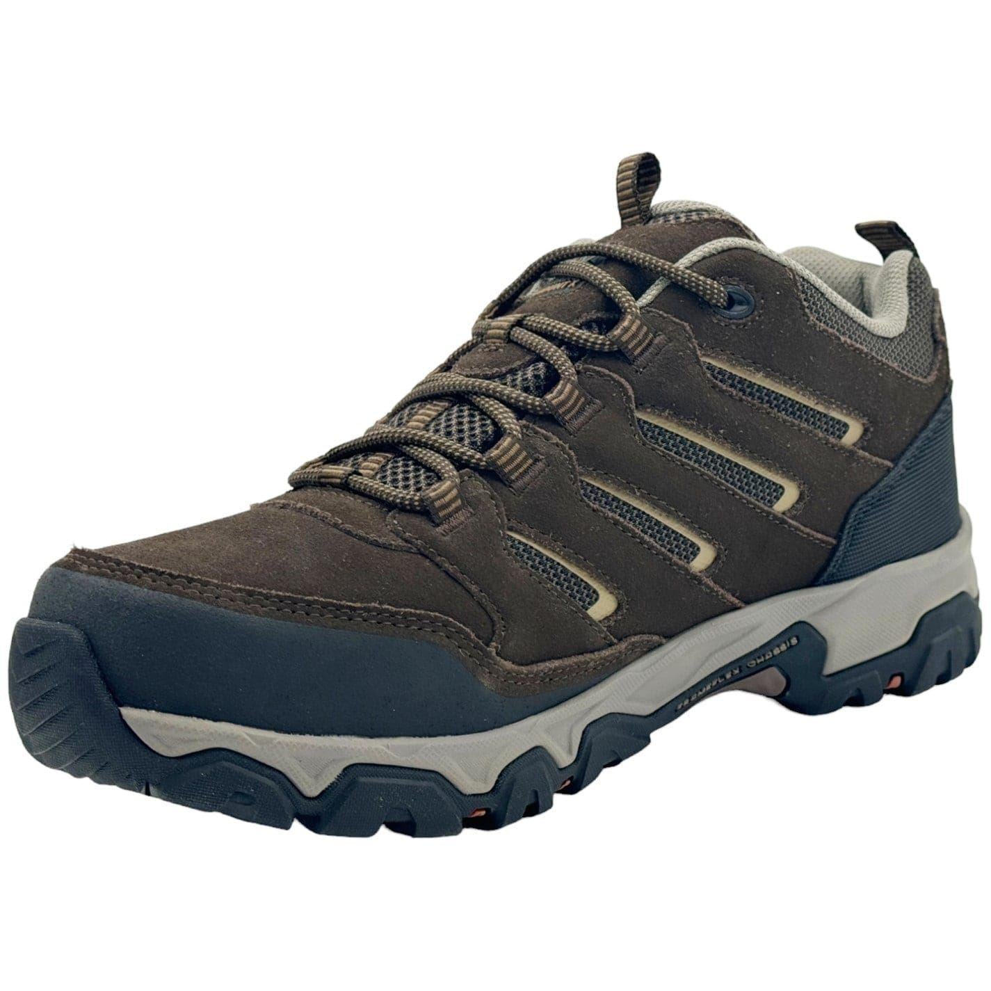Brown - Lifestyle - Karrimor Mens Mount Suede Low Waterproof Walking Shoes