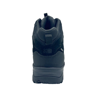 Black - Back - Karrimor Mens Mount Mid Leather Waterproof Walking Boots
