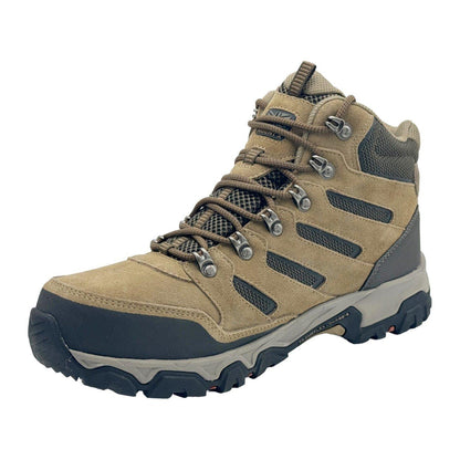 Taupe - Lifestyle - Karrimor Mens Mount Mid Leather Waterproof Walking Boots