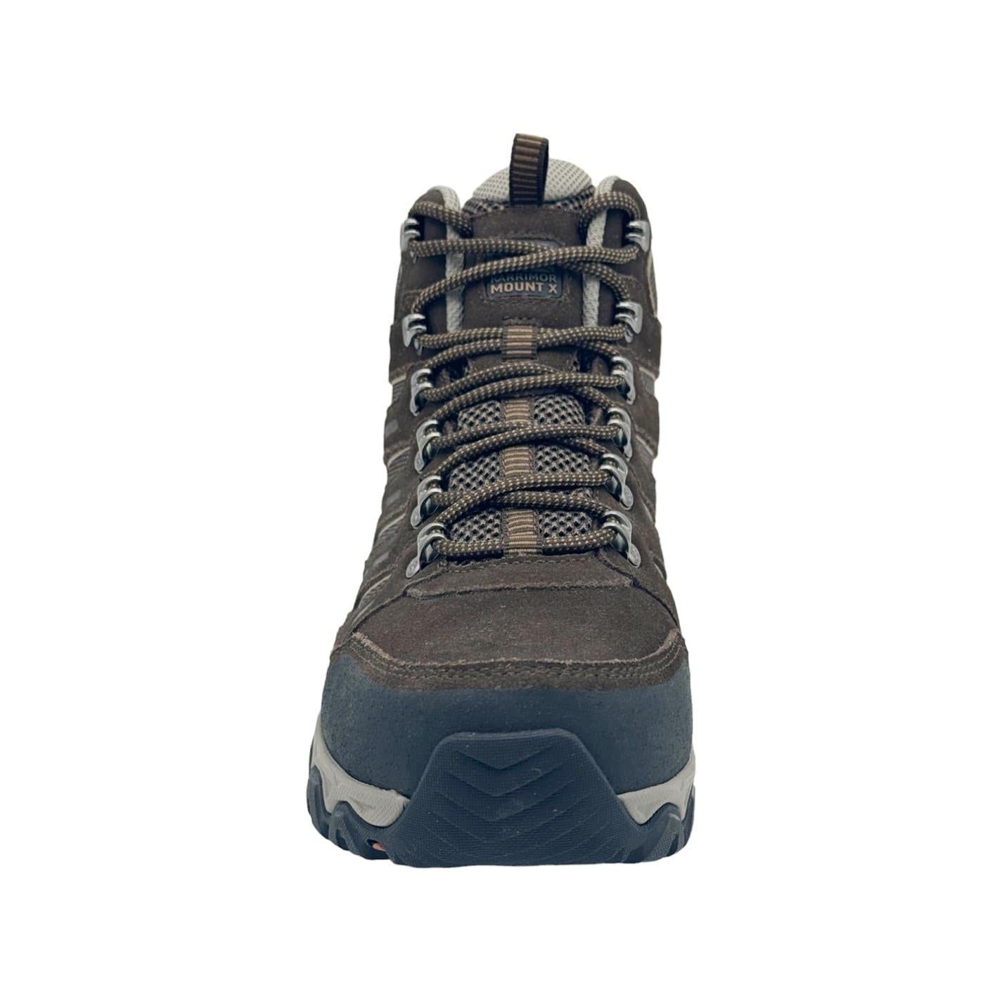 Brown - Pack Shot - Karrimor Mens Mount Mid Leather Waterproof Walking Boots
