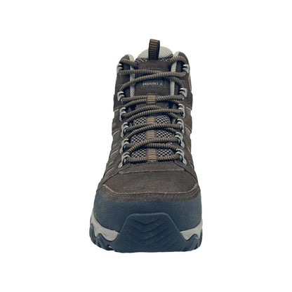 Brown - Pack Shot - Karrimor Mens Mount Mid Leather Waterproof Walking Boots