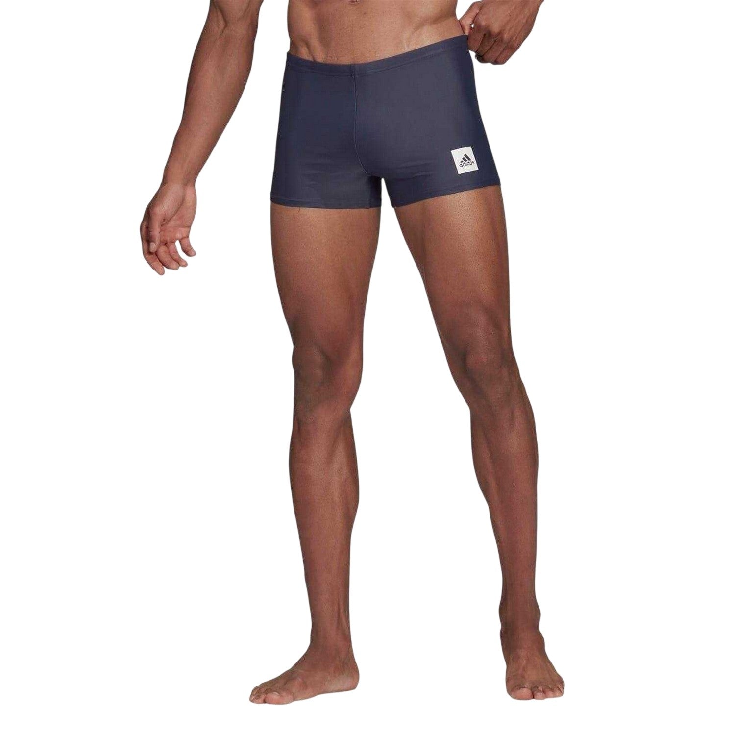 Navy - Lifestyle - Adidas Mens Solid Swim Shorts
