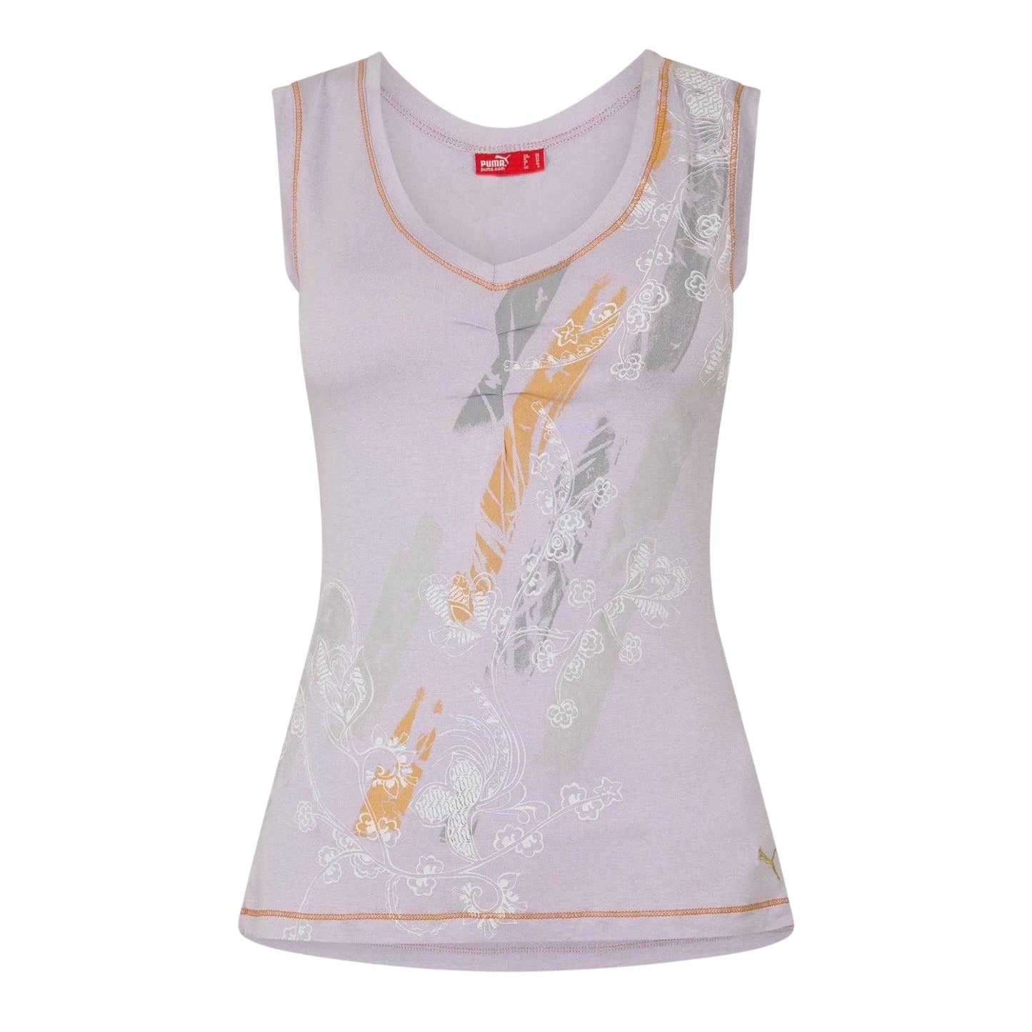 Multicoloured - Front - Puma Womens-Ladies Tie Back Vest Top