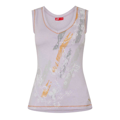 Multicoloured - Front - Puma Womens-Ladies Tie Back Vest Top
