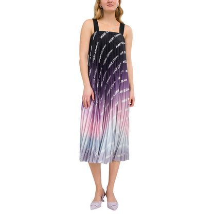 Multicoloured - Lifestyle - Armani Exchange Womens-Ladies Ombre Plisse Mini Dress