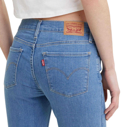 Blue - Side - Levis Womens-Ladies 710 Super Skinny Jeans