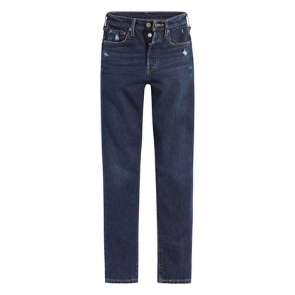 Dark Blue - Front - Levis Womens-Ladies Cotton Denim Skinny Jeans