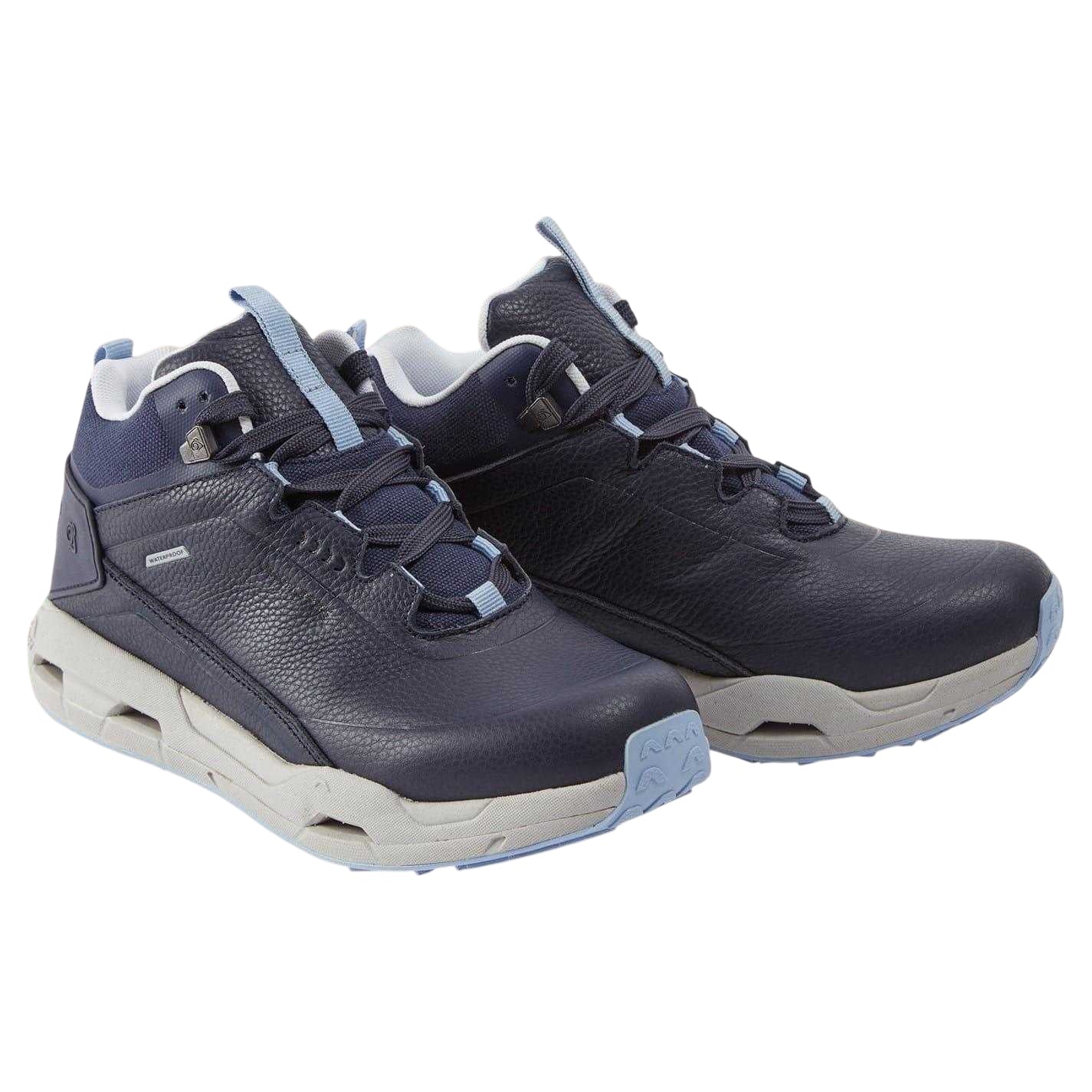 Blue Navy - Lifestyle - Craghoppers Womens-Ladies Adflex Eco Mid Cut Hiking Boots