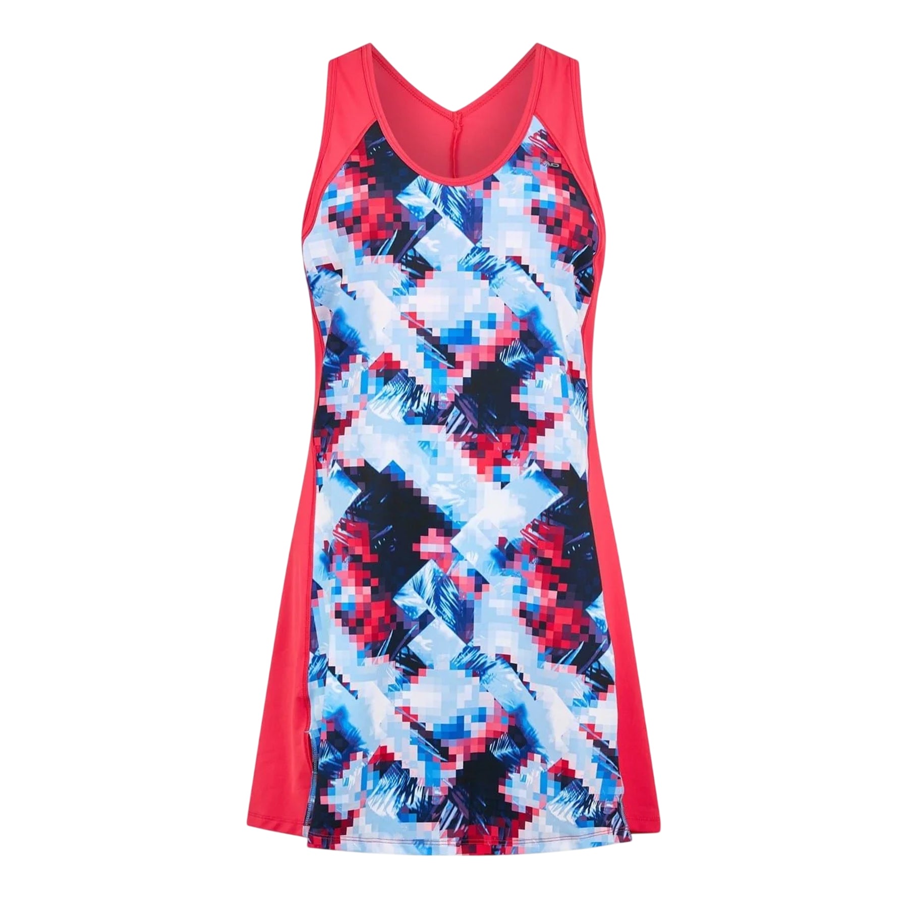 Multicoloured Digital - Front - Head Womens-Ladies Fiona Colour Block Tank Dress