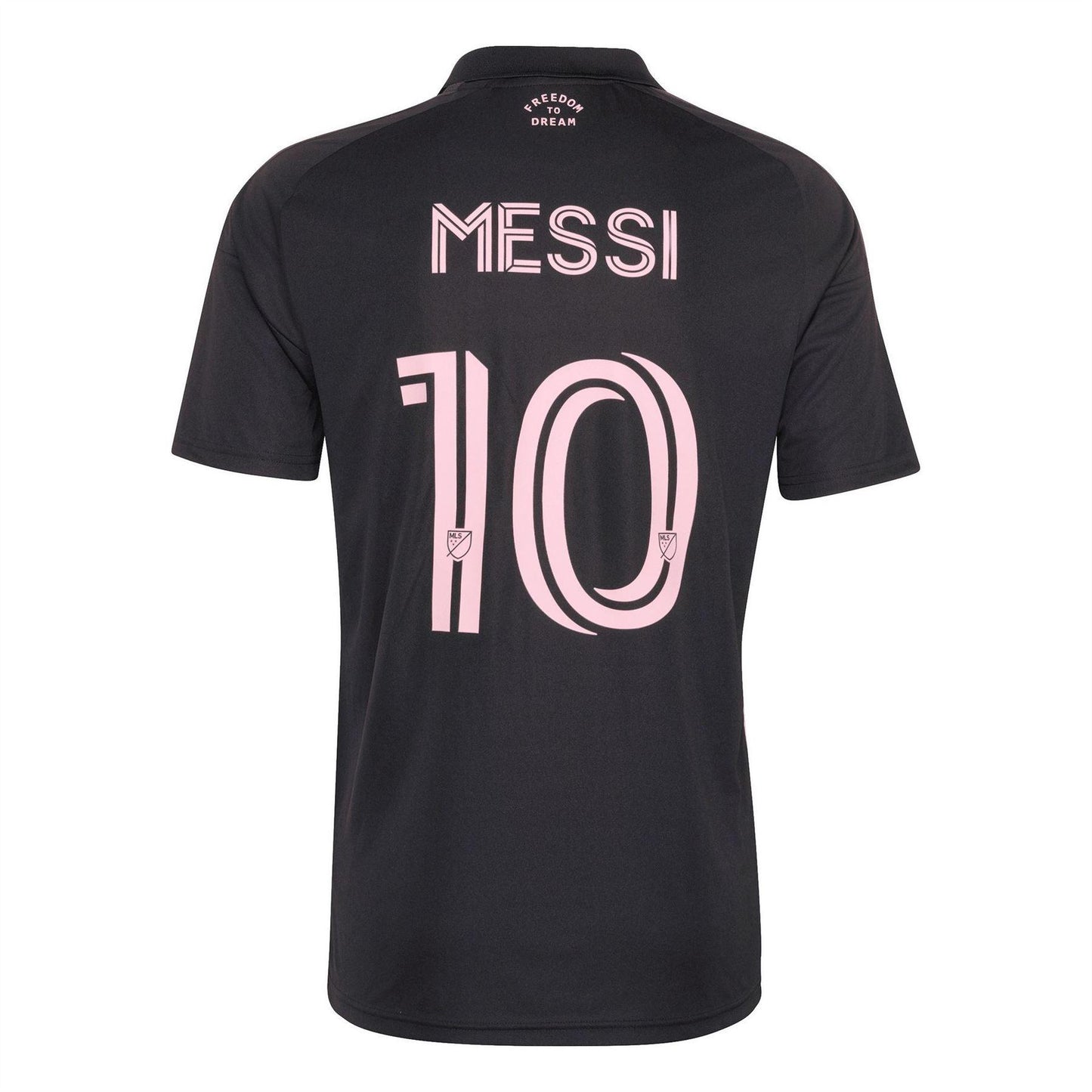 Black-Pink - Back - Adidas Mens Inter Miami CF Replica Football Shirt