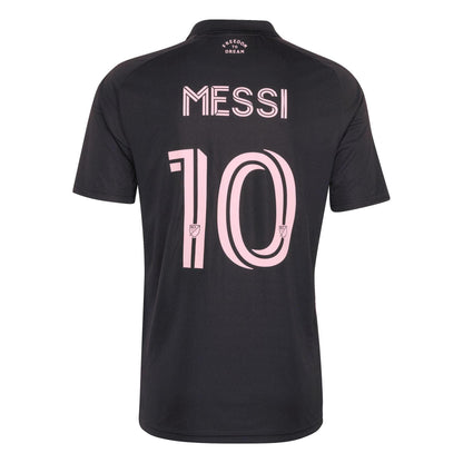 Black-Pink - Back - Adidas Mens Inter Miami CF Replica Football Shirt