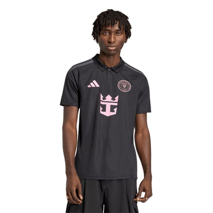 Black-Pink - Side - Adidas Mens Inter Miami CF Replica Football Shirt
