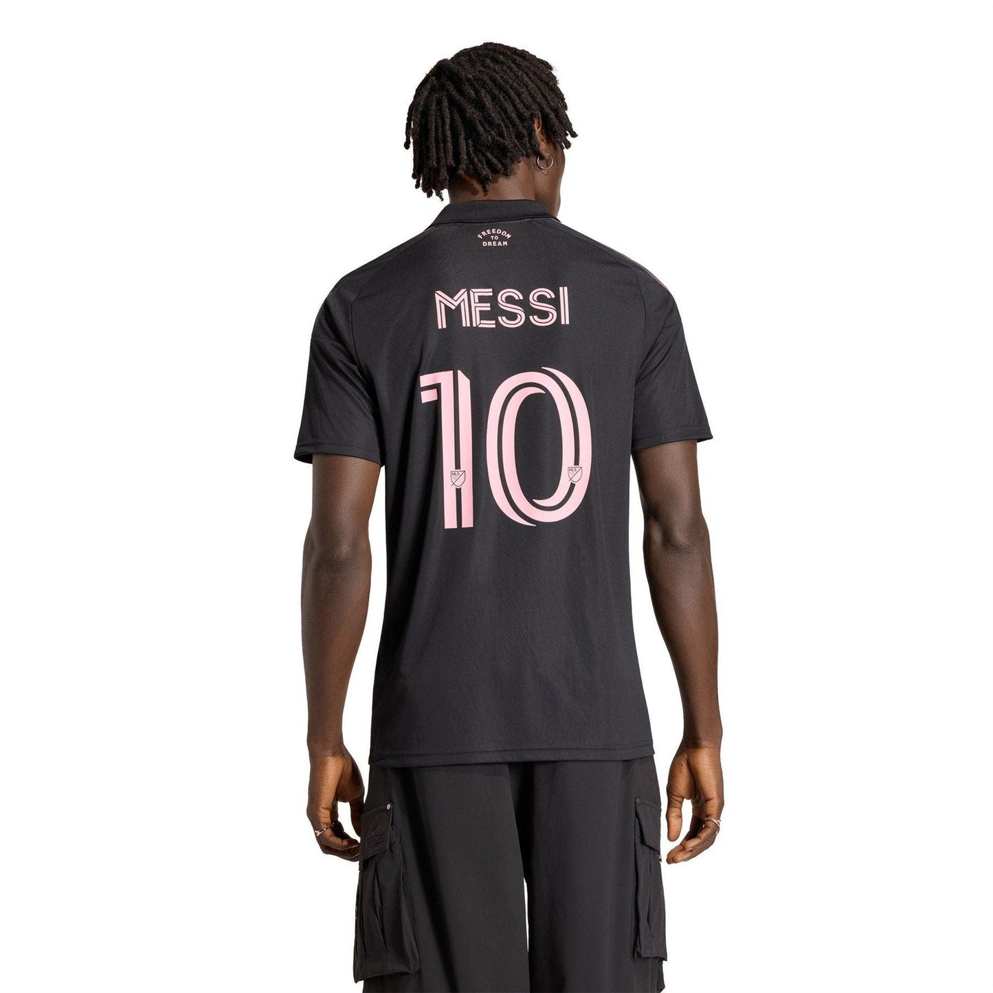 Black-Pink - Lifestyle - Adidas Mens Inter Miami CF Replica Football Shirt