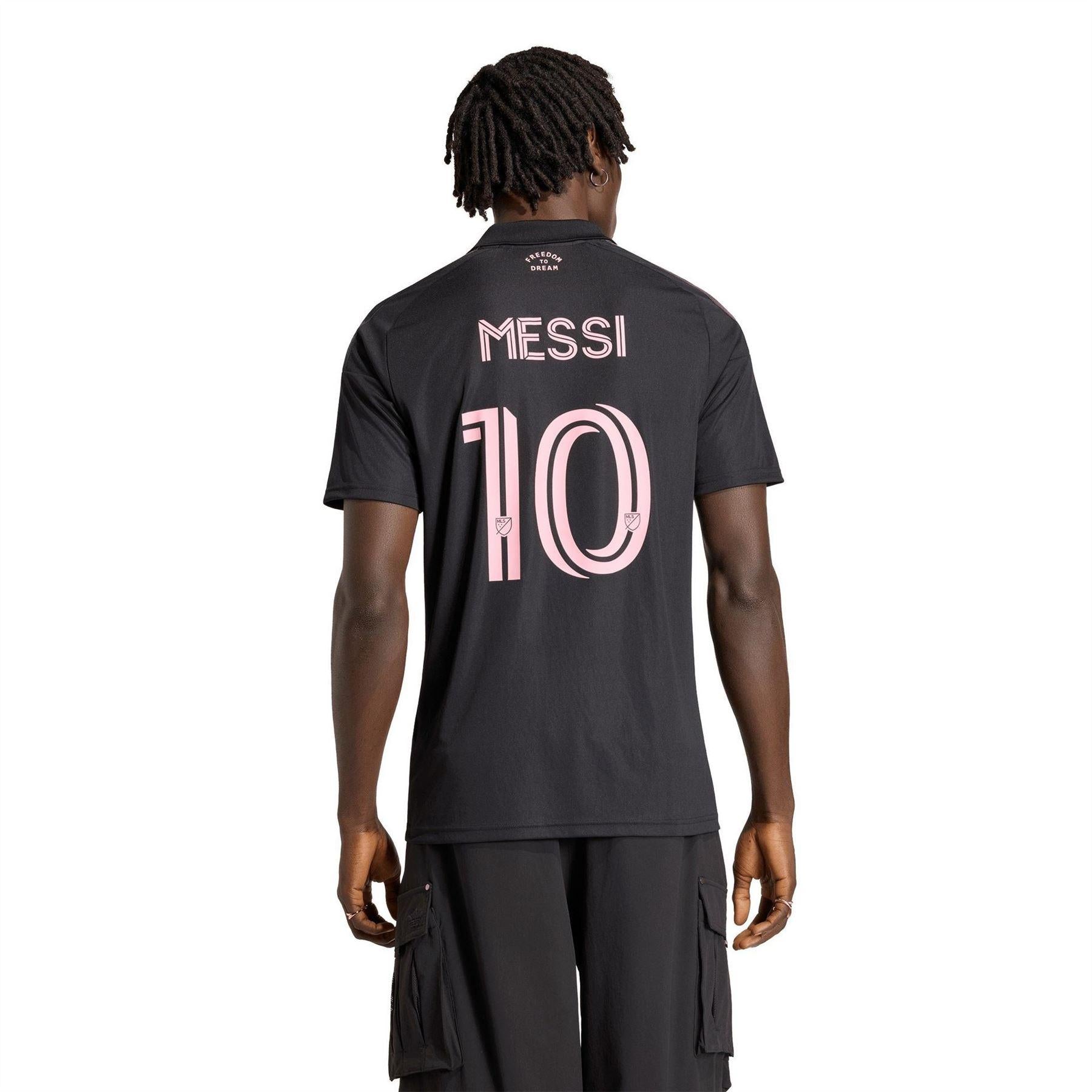 Black-Pink - Lifestyle - Adidas Mens Inter Miami CF Replica Football Shirt