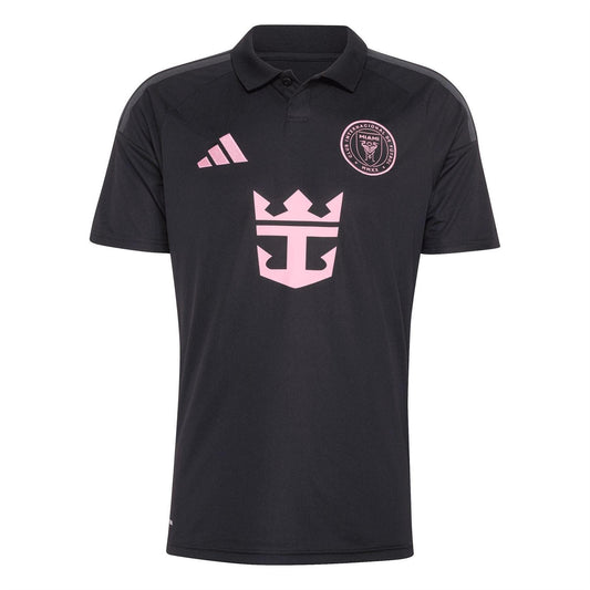 Black-Pink - Front - Adidas Mens Inter Miami CF Replica Football Shirt