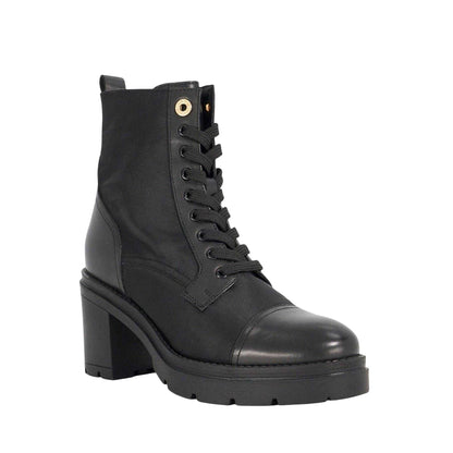 Black - Lifestyle - Dune London Womens-Ladies Plotting Block Heel Ankle Boots