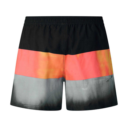 Red-Black-Grey - Back - Quiksilver Mens Colour Block Swim Shorts