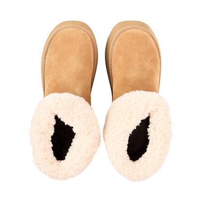 Chestnut - Side - Steve Madden Womens-Ladies St Moritz Suede Snug Fit Boots