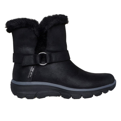 Black - Front - Skechers Womens-Ladies Easy Going Dreamers Ankle Boots