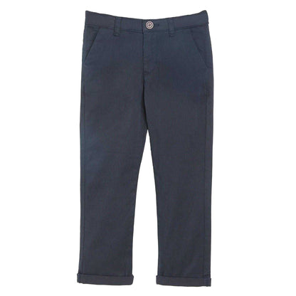 Navy - Front - Studio Pro Boys Chinos