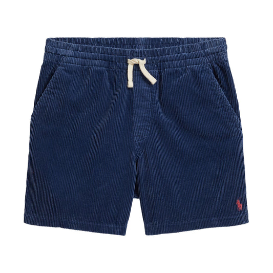 Classic Blue - Front - Ralph Lauren Boys Corduroy Chino Shorts