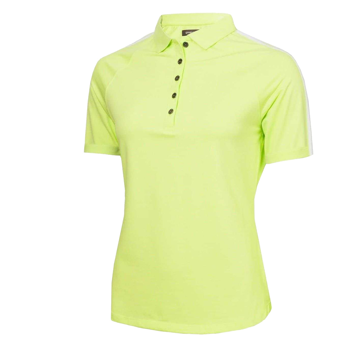 Lime - Front - Calvin Klein Womens-Ladies Collared Short-Sleeved Polo Shirt