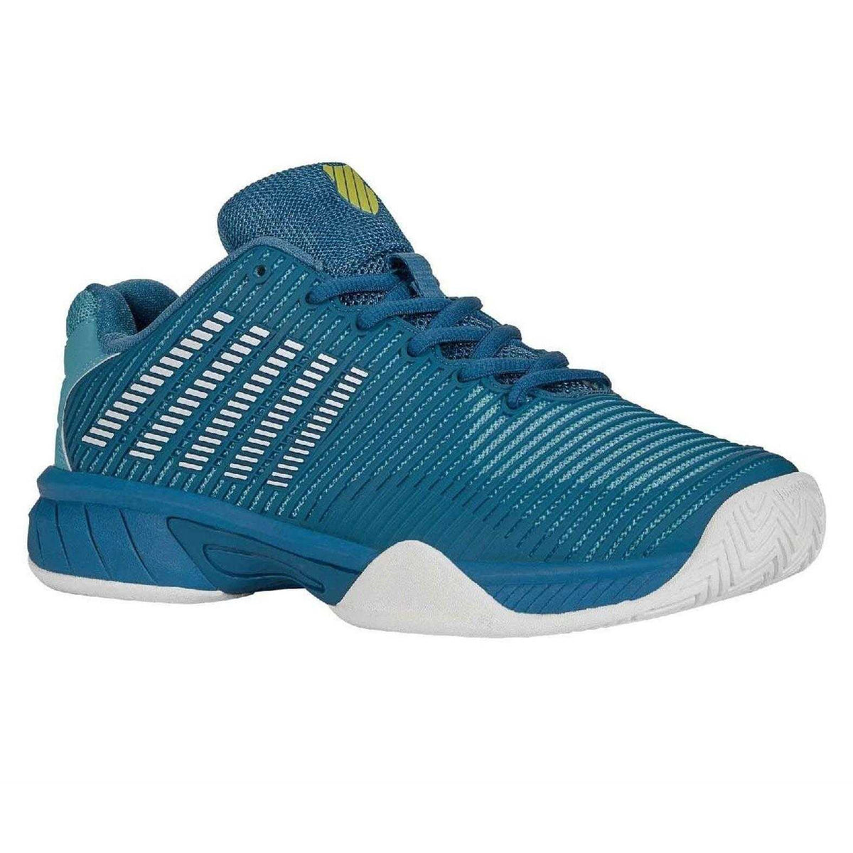 Blue - Pack Shot - K-Swiss Womens-Ladies Hypercourt Express 2 Tennis Shoes