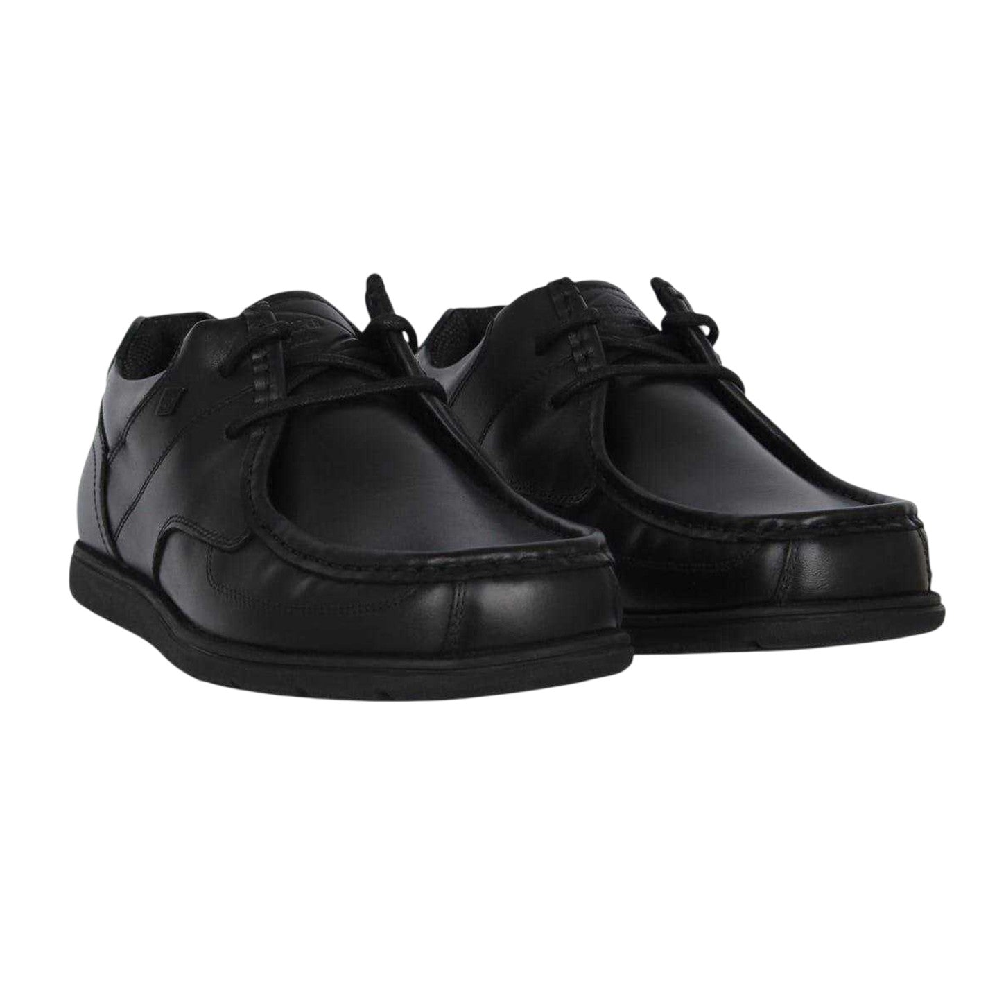 Black - Pack Shot - Lee Cooper Mens Waltham Leather Lace Up Shoes