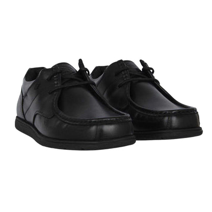 Black - Pack Shot - Lee Cooper Mens Waltham Leather Lace Up Shoes