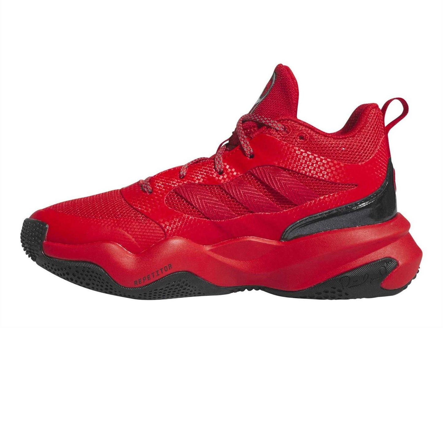 Team College Red - Side - Adidas Childrens-Kids Mahomes 2 Impact FLX Lace Up Trainers