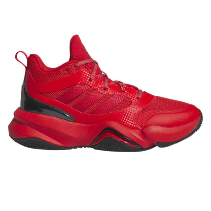 Team College Red - Front - Adidas Childrens-Kids Mahomes 2 Impact FLX Lace Up Trainers