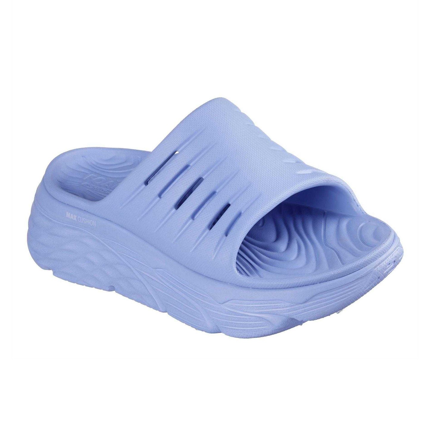 Blue - Pack Shot - Skechers Womens-Ladies Foam Max Cushioning Clogs