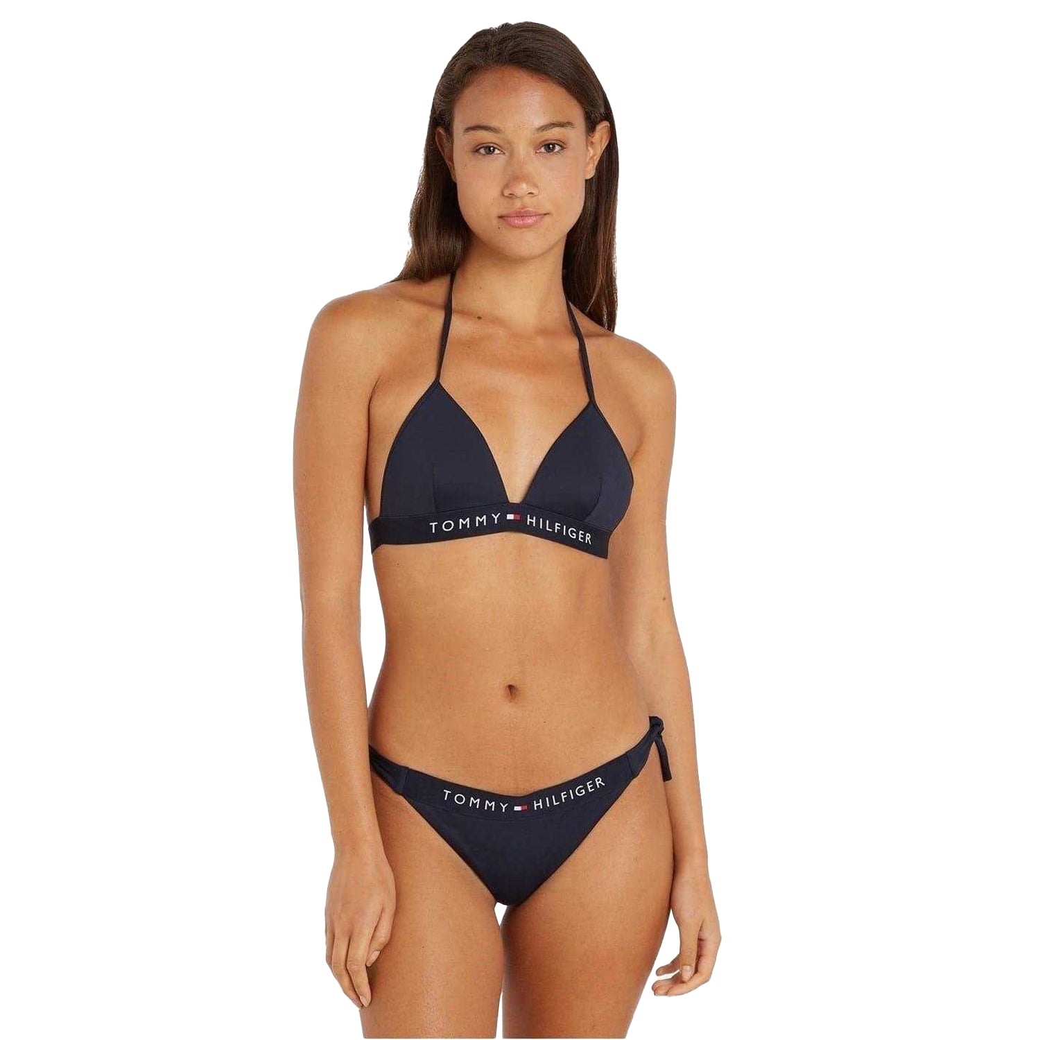 Desert Sky - Side - Tommy Hilfiger Womens-Ladies Triangle Bikini Top