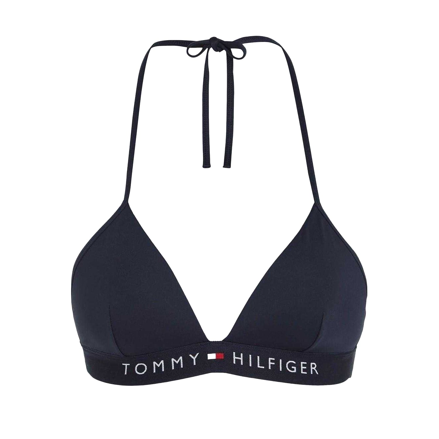 Desert Sky - Front - Tommy Hilfiger Womens-Ladies Triangle Bikini Top