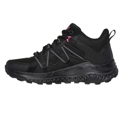 Black - Side - Skechers Womens-Ladies Lunatrail Logo Trainers