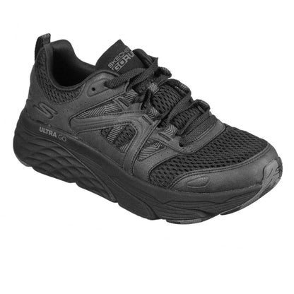 Black - Back - Skechers Womens-Ladies MC Elite Logo Slip-on Trainers