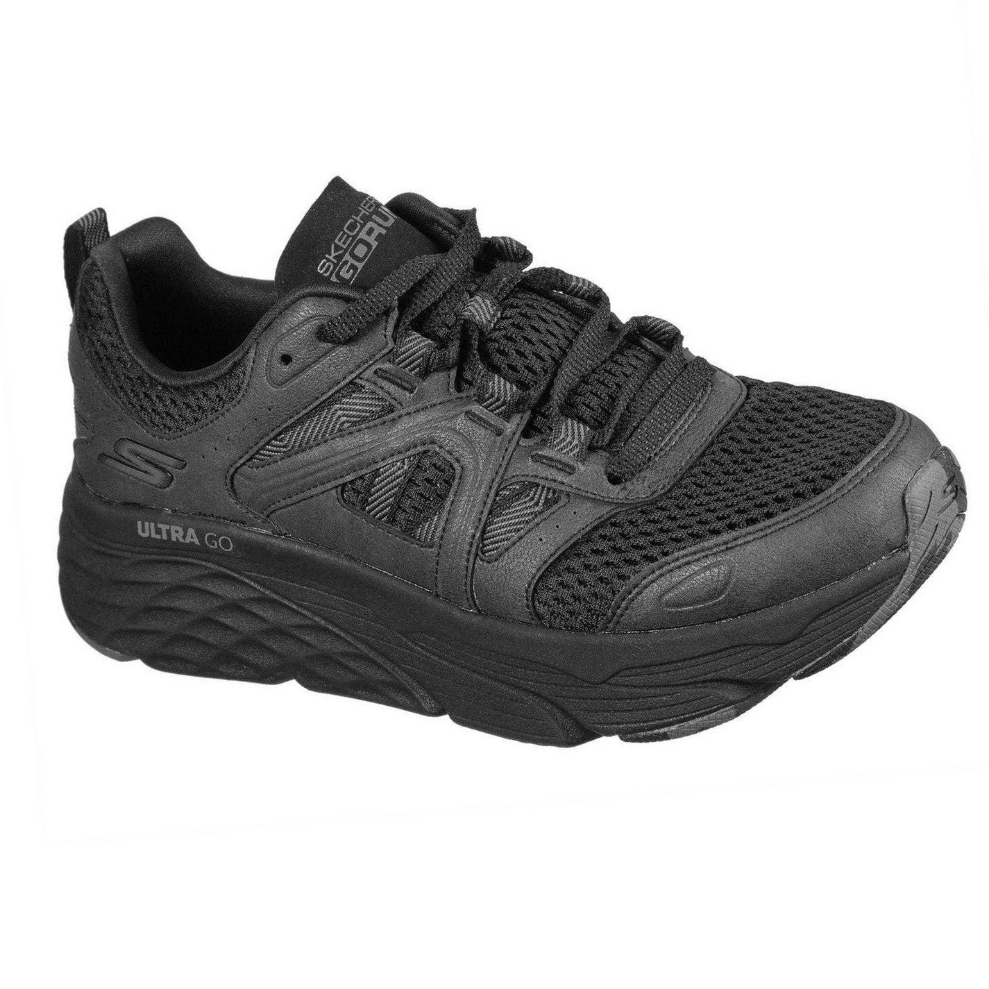 Black - Front - Skechers Womens-Ladies MC Elite Logo Slip-on Trainers