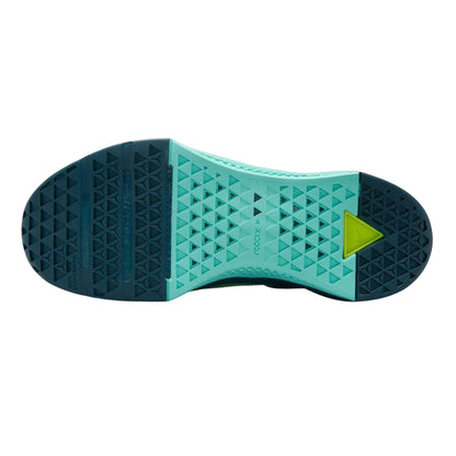 Turquoise-White - Side - Nike Womens-Ladies Metcon 10 Trainers