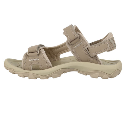 Beige - Back - Karrimor Womens-Ladies Antibes Walking Sandals