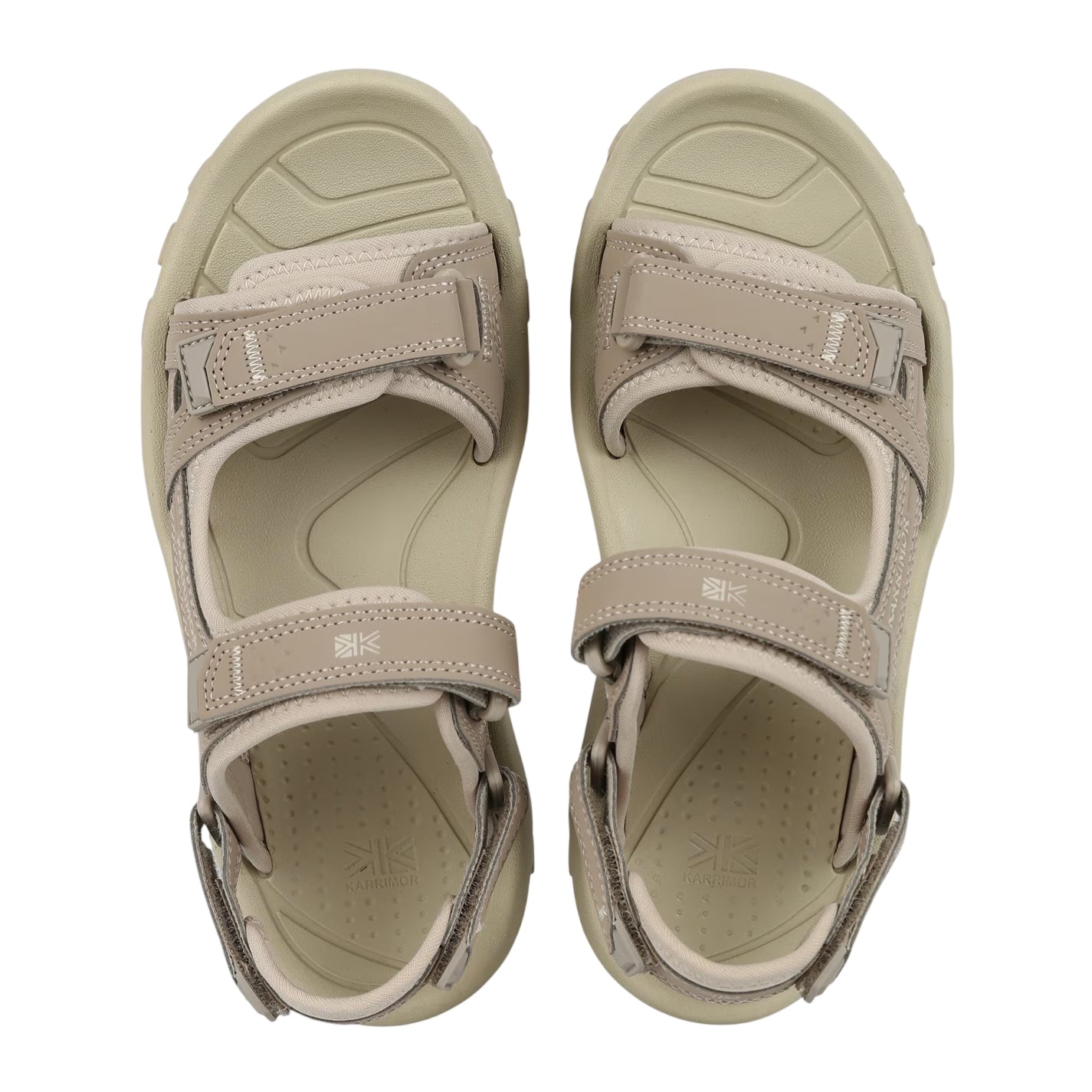 Beige - Side - Karrimor Womens-Ladies Antibes Walking Sandals