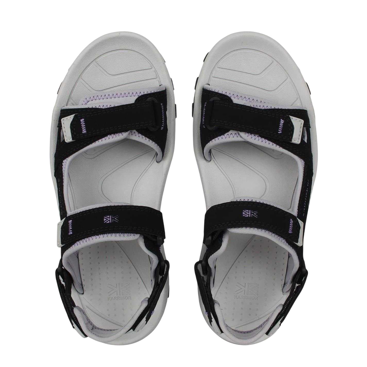 Black - Side - Karrimor Womens-Ladies Antibes Walking Sandals