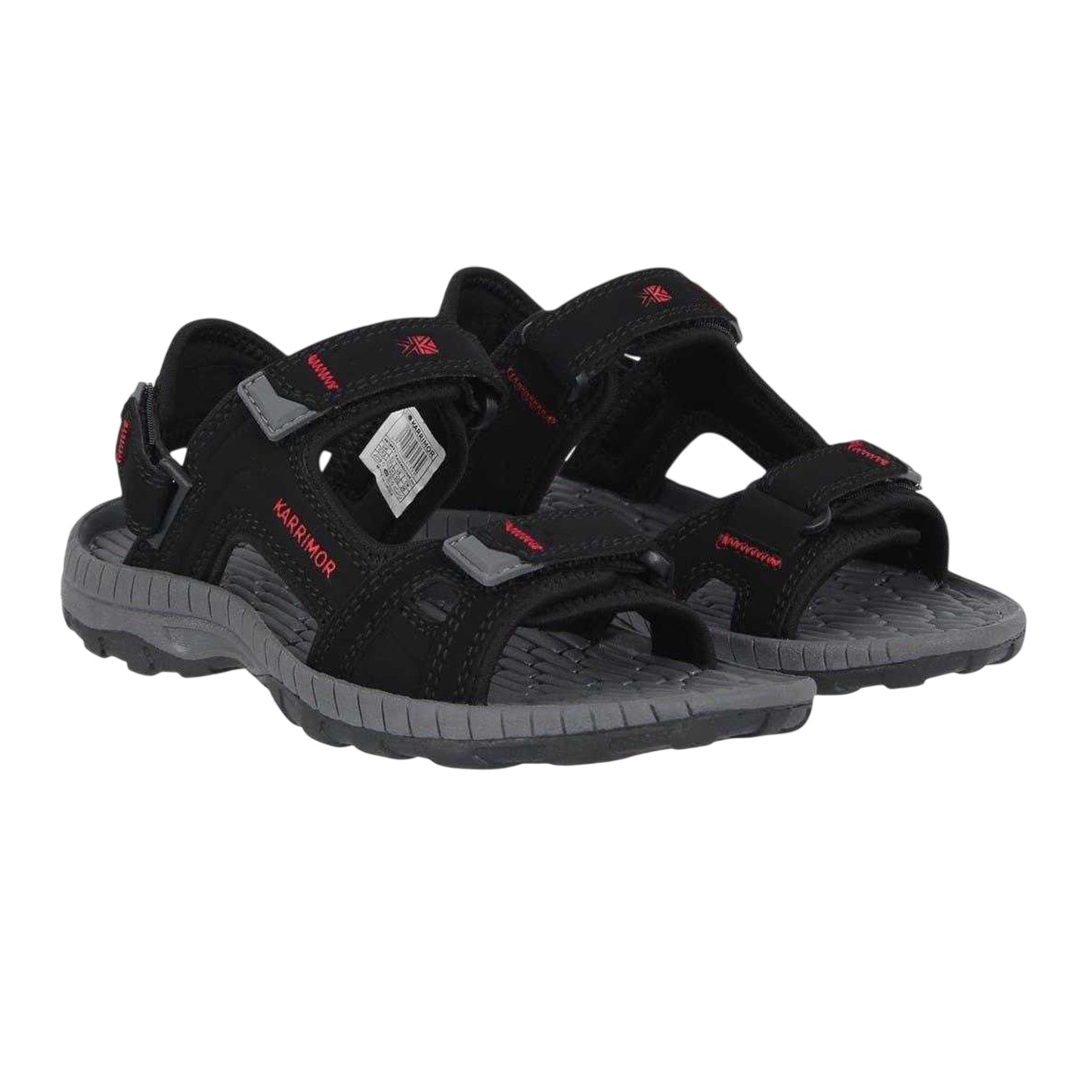 Black - Pack Shot - Karrimor Childrens-Kids Antibes Sandals