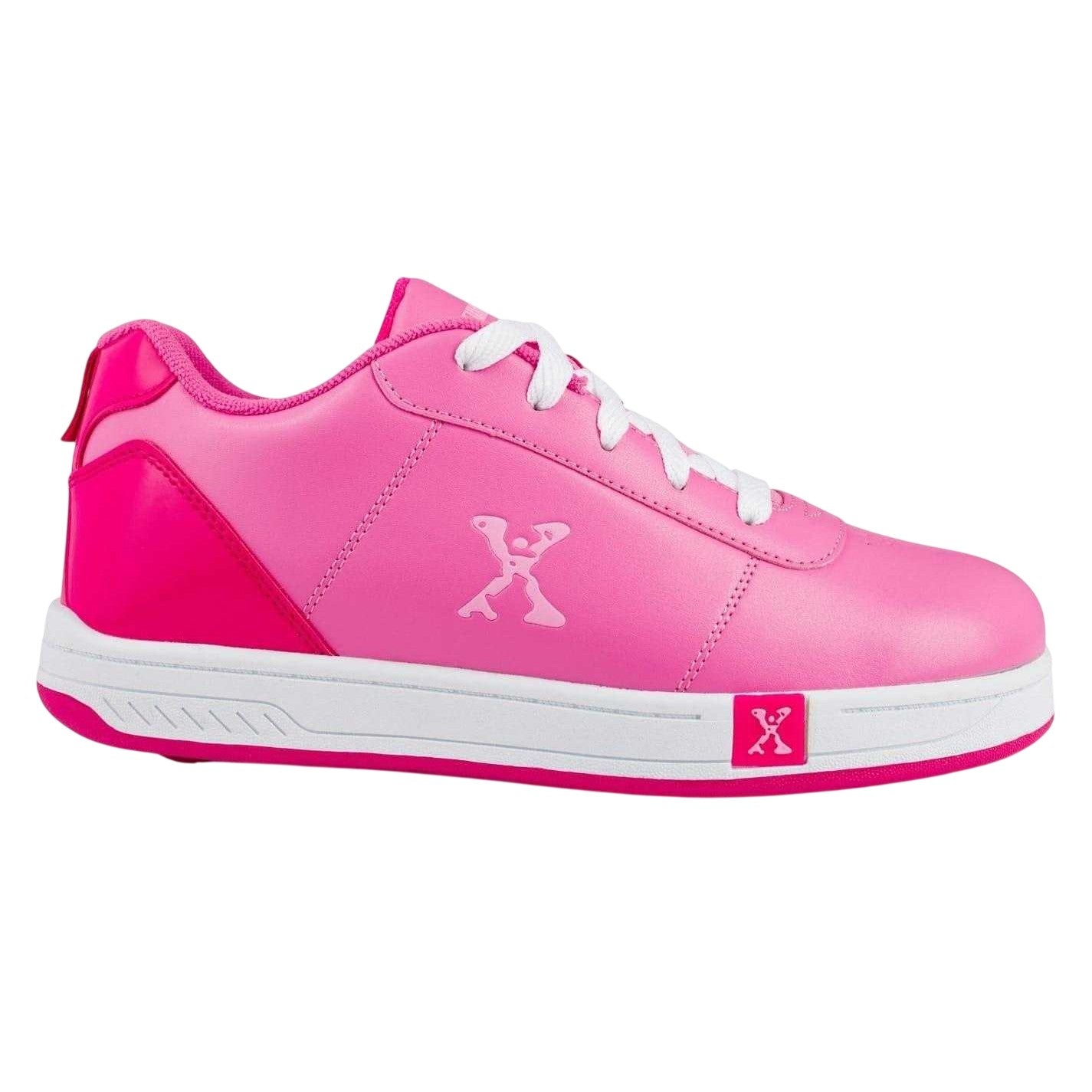 Pink - Front - Sidewalk Sport Girls Wheeled Skate Shoes