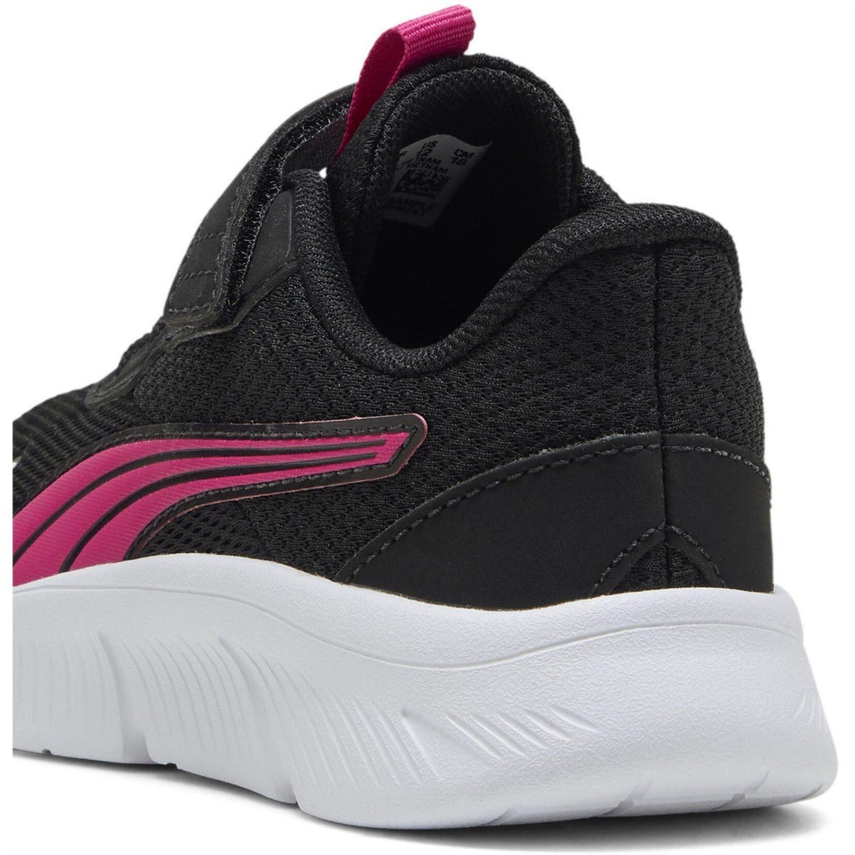 Black-Pink - Pack Shot - Puma Childrens-Kids FlexFocus Modern AC+ Running Shorts