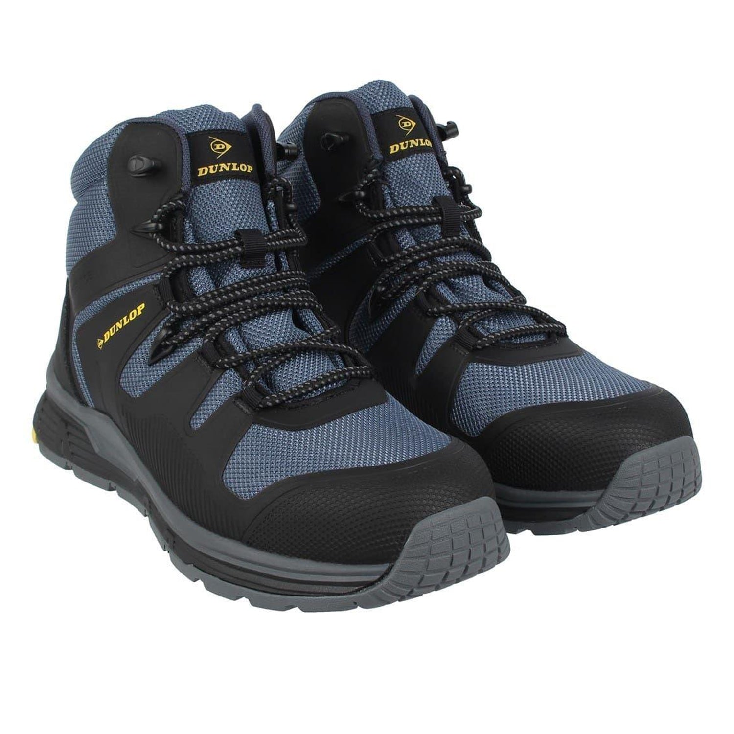 Blue-Black - Pack Shot - Dunlop Mens Baltimore Memory Foam Safety Boots