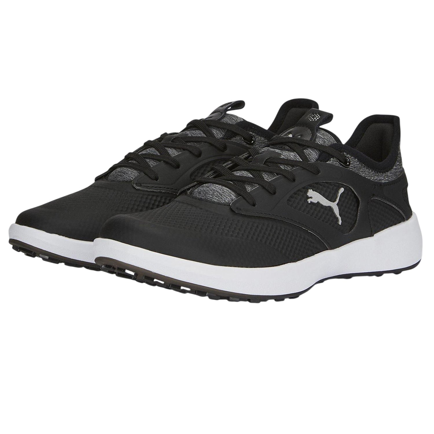 Black-Silver - Lifestyle - Puma Womens-Ladies Ignite Malibu Spikeless Golf Shoes