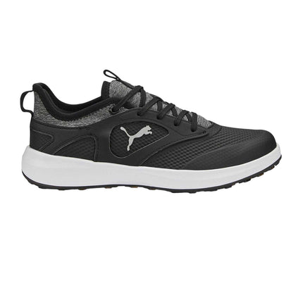 Black-Silver - Front - Puma Womens-Ladies Ignite Malibu Spikeless Golf Shoes