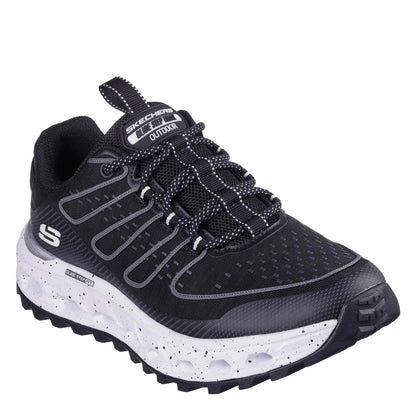 Black-White - Lifestyle - Skechers Womens-Ladies Step At Slip-on Trainers