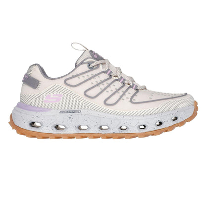 Natural-Purple - Front - Skechers Womens-Ladies Step At Slip-on Trainers