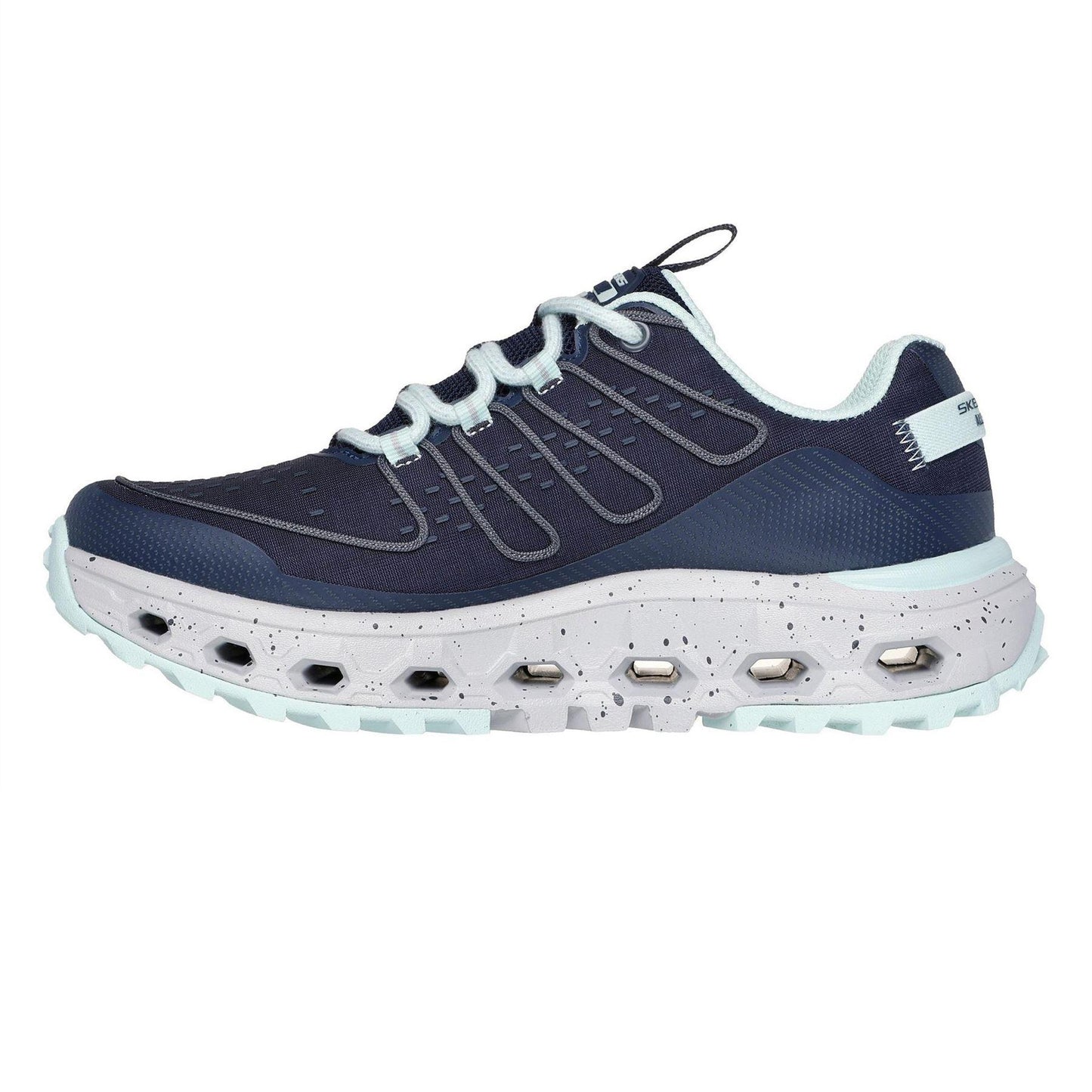 Navy-Blue - Back - Skechers Womens-Ladies Step At Slip-on Trainers